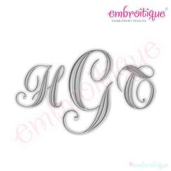 Penrose Monogram Font Set