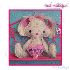 Posh and Proper - Love Easter Bunny - PDF Combination Embroidery & Sewing Pattern