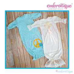 Posh and Proper - Baby Nightgown Add-On PDF Sewing Pattern