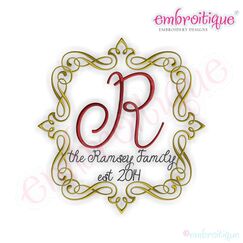 Ramsey Vintage Font Frame