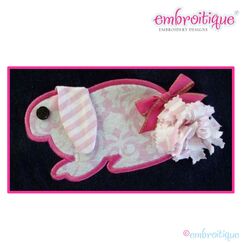 Shabby Sweet Easter Bunny Applique