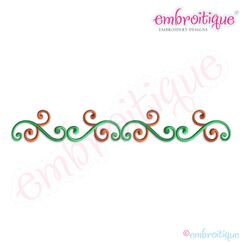 Shea Border Double Flourish - Small
