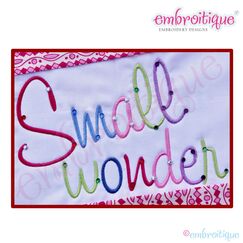 Small Wonder Monogram Font Set - Large