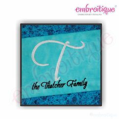 Thatcher Script Monogram Set - Large