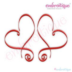 Two Hearts Swirl