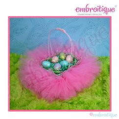Posh and Proper - Tutu Easter Basket Free PDF Tutorial