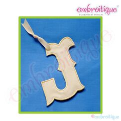 In the Hoop Alphabet Tag