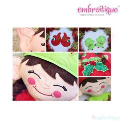 Elfis & Elfira Doodley Christmas Elf Doll Accessory Bundle Set