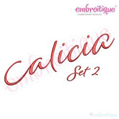 Alicia Calligraphy Monogram - Set 2 - Embroitique Exclusive!