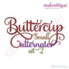 Buttercup Monogram Set Alternates 2 - Small
