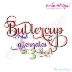 Buttercup Monogram Set Alternates 3 - Small