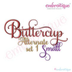 Buttercup Monogram Set Alternates 1 - Small