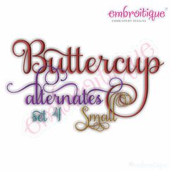 Buttercup Monogram Set Alternates 4 - Small