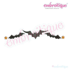 Bat Border with Stars - perfect Embellishment for Halloween!