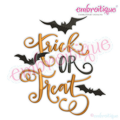 Trick or Treat with bats - Beautiful Halloween Design!