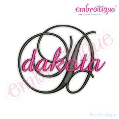 Dakota Monogram Set - Small script