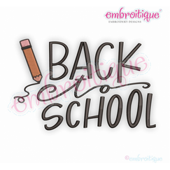 Back to School - boys and girls - Embroitique Machine Embroidery Design