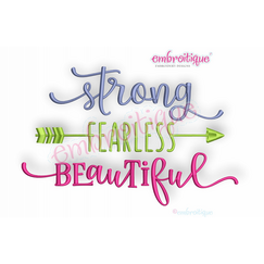 Strong Fearless Beautiful