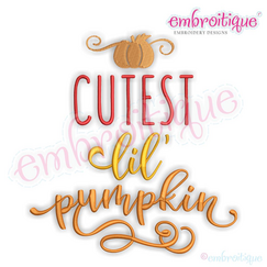 Cutest Lil Pumpkin