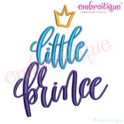 Little Prince Baby Boy Machine Embroidery Design Embroitique Adorable Baby Boy