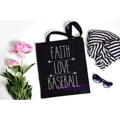 Faith Love Baseball Rae Dunn Inspired SVG Silhouette Cricuit Vector Printable Cut File