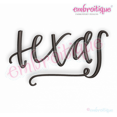 Texas - Embroitique Machine Embroidery Design