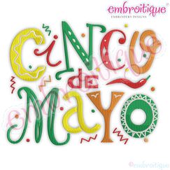 Cinco de Mayo Funky Fill Stitch