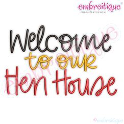 Welcome to our Henhouse Hen House Chicken Coop Rooster Farm