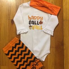 Happy Fall Y'all Thanksgiving Southern Design