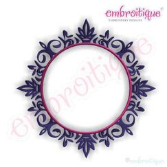 Chadwick Embroidery Monogram Font Frame