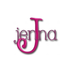 Jenna Machine Embroidery Monogram Alphabet Font