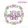 Carol Scroll Monogram Font Frame