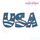 Patriotic 4th of July Monogram Set - USA