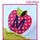 Apple Back to School Raw Edge and Satin Stitch Monogram Set