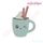 Cutie Peppermint Mocha Mug Filled Embroidery Design