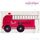 Fire Engine Applique Set - Great for Boys and Birthdays