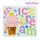 Ice Cream Block Cone Applique Summer Fun Design