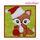 Christmas Fox Applique - Large