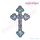 Curly Cross 2 Embroidery Design - Small