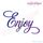 Enjoy Script 3 Embroidery Design