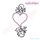 Fanciful Flourished Heart Embroidery Design - Small