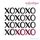 XOXO Block Embroidery Design - Small