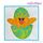 Chick in Egg Applique - Large
