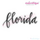 Florida Calligraphy Script USA United States Machine Embroidery Design