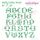 Kelly Irish Celtic Knot FULL Alphabet * 6", 7", 8"
