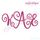 Kimberly 2 Alternate Caps Calligraphy Monogram Set - Small