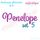 Penelope Set 5 - Calligraphy Script alternate lowercase letters b-k