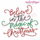Believe in the Magic of Christmas Calligraphy Hand Lettered Holiday Quote Embroitique - Instant Download Digital Machine embroidery design