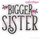 Bigger Sister with Hearts - Sibling Family - Embroitique Machine Embroidery File