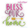 Bless Our Home with Arrow - Family Inspiration Faith -   Embroitique Machine Embroidery File